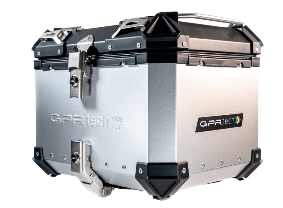 Zontes 703 F 2024-2025 Top Case 45 Liters GPR TECH Silver Aluminum