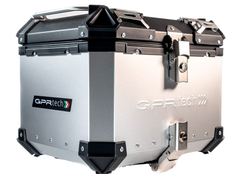 Zontes 703 F 2024-2025 Top Case 35 Liters GPR TECH Silver Aluminum