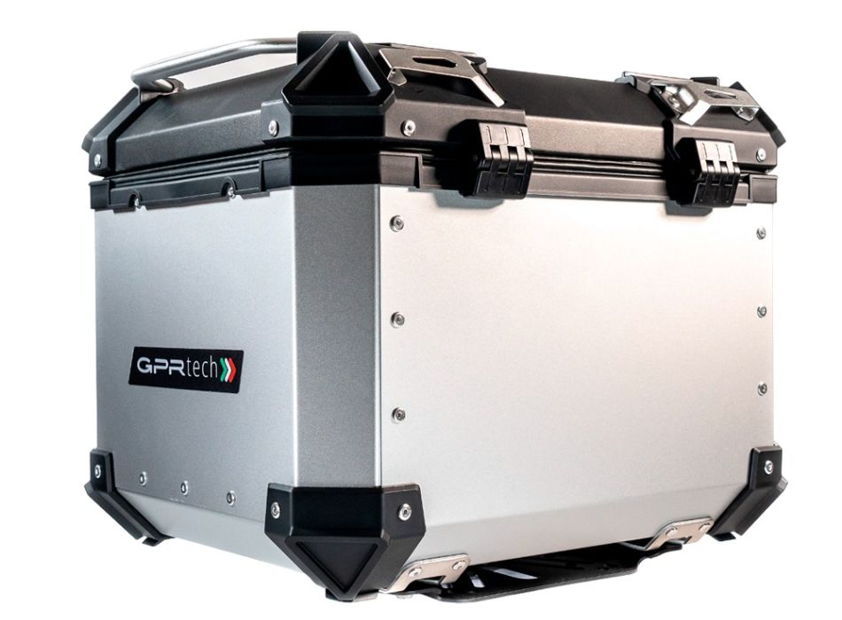 Zontes 703 F 2024-2025 Top Case 45 Liters GPR TECH Silver Aluminum