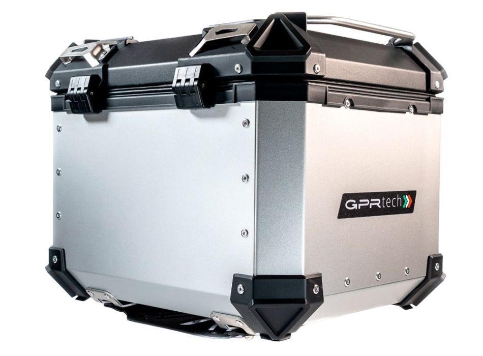 Zontes 703 F 2024-2025 Top Case 35 Liters GPR TECH Silver Aluminum