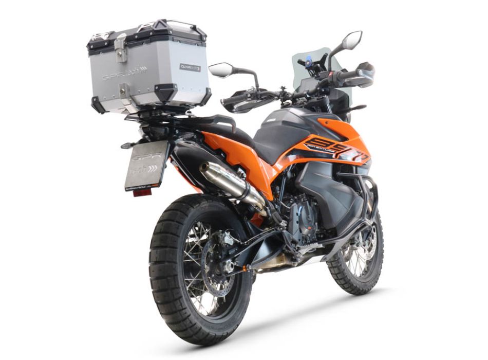 Ktm SMT 890 2023-2024 Top Case 35 Liters GPR TECH Silver Aluminum