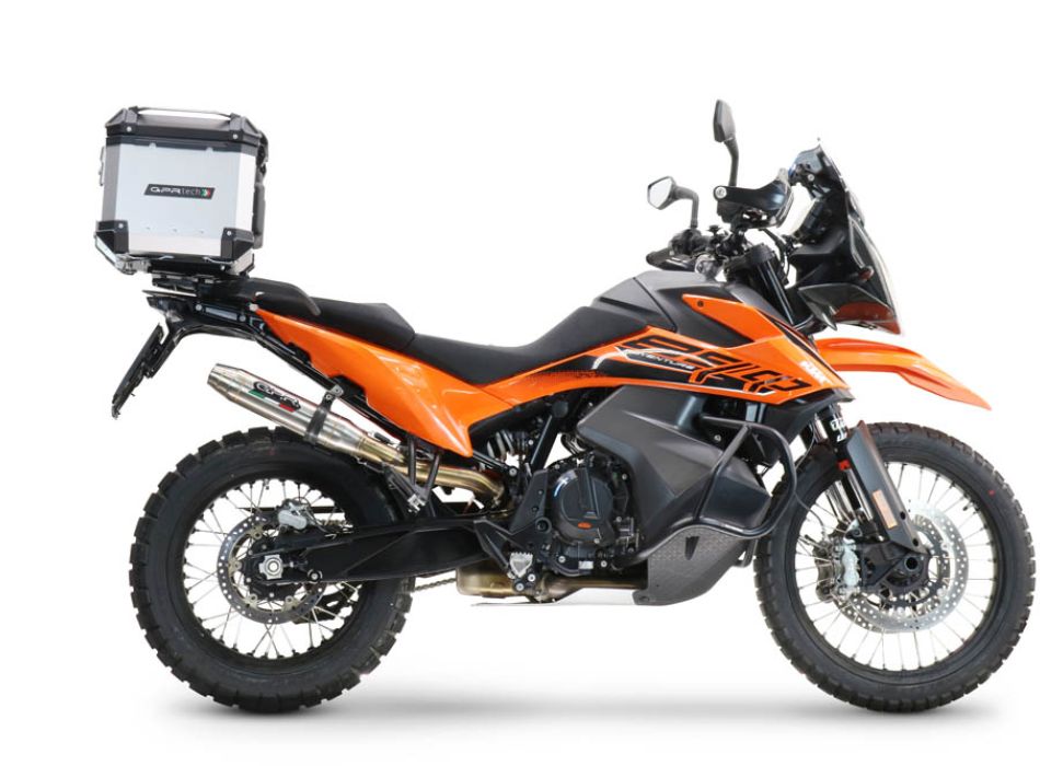 Ktm SMT 890 2023-2024 Top Case 26 Liters GPR TECH Silver Aluminum