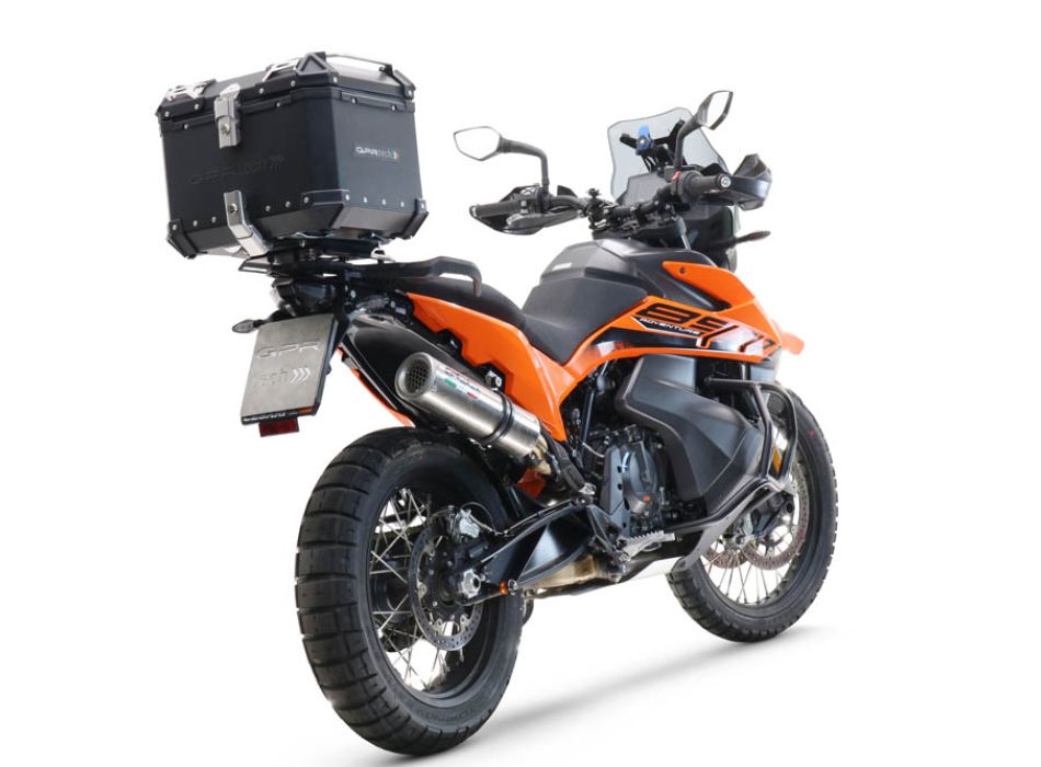 Ktm SMT 890 2023-2024 Top Case 55 Liters GPR TECH Black Aluminum
