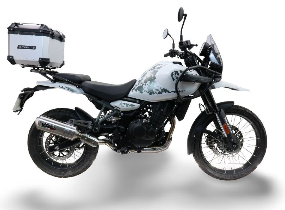 Baúl superior Royal Enfield Himalayan 450 2024-2025 35 litros GPR TECH Aluminio plateado