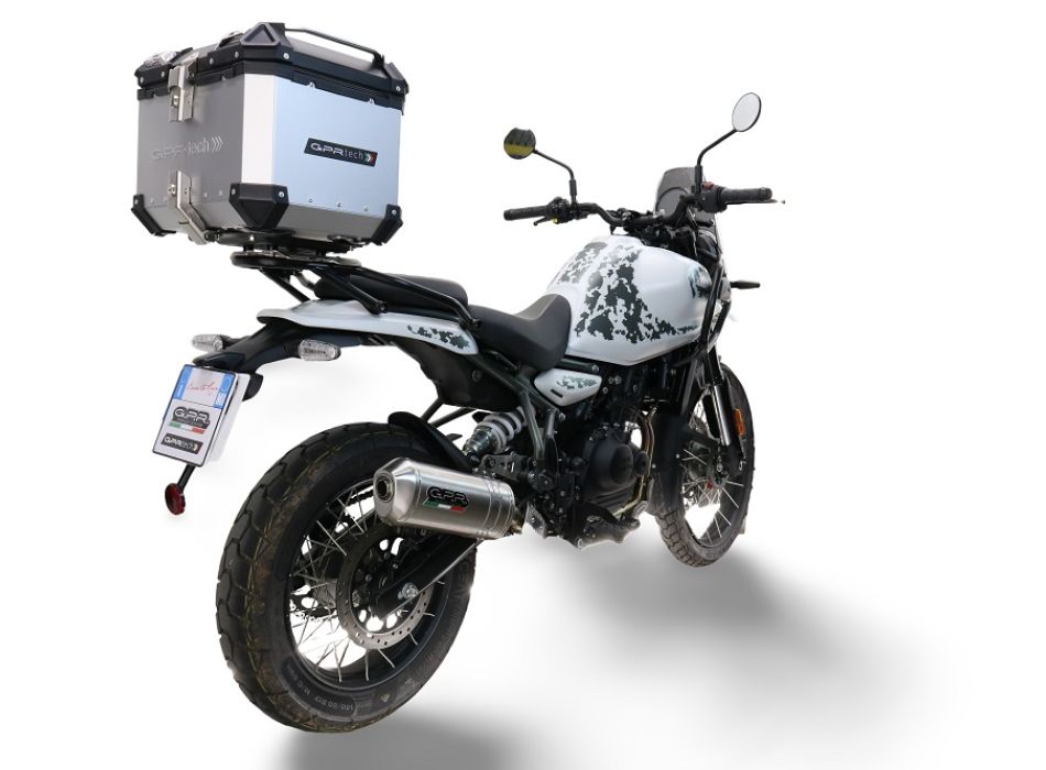 Royal Enfield Himalayan 450  2024-2025 Top Case 26 Liters GPR TECH Silver Aluminum