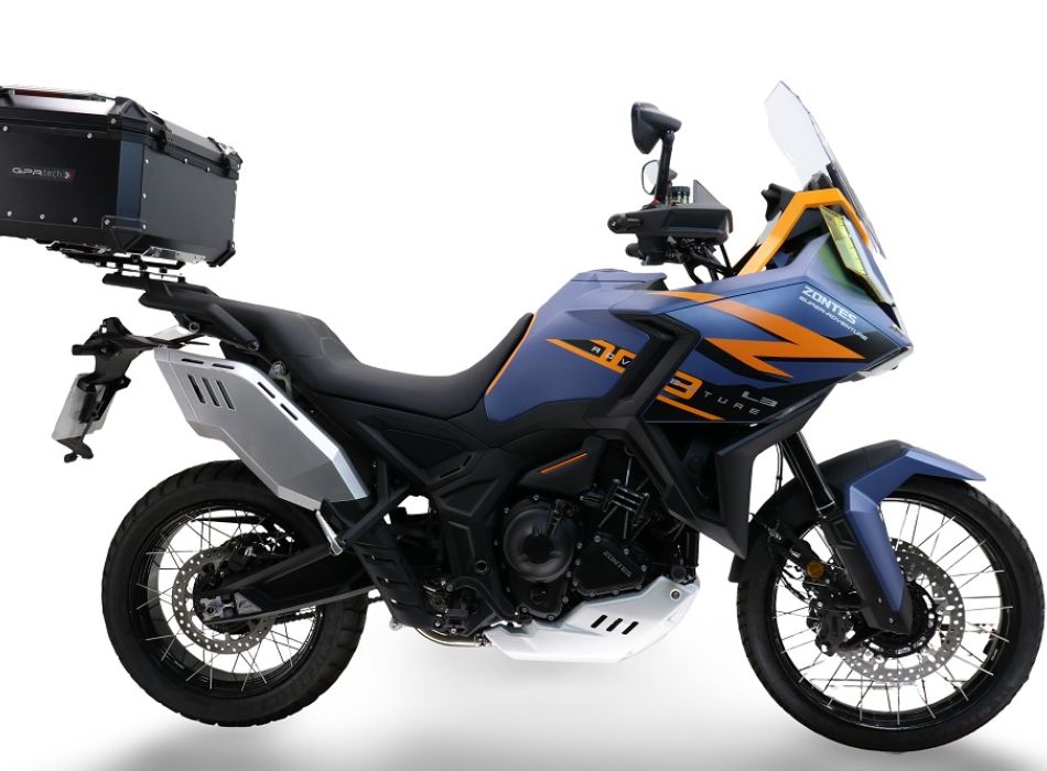 Zontes 703 F 2024-2025 Top Case 45 Liters GPR TECH Black Aluminum