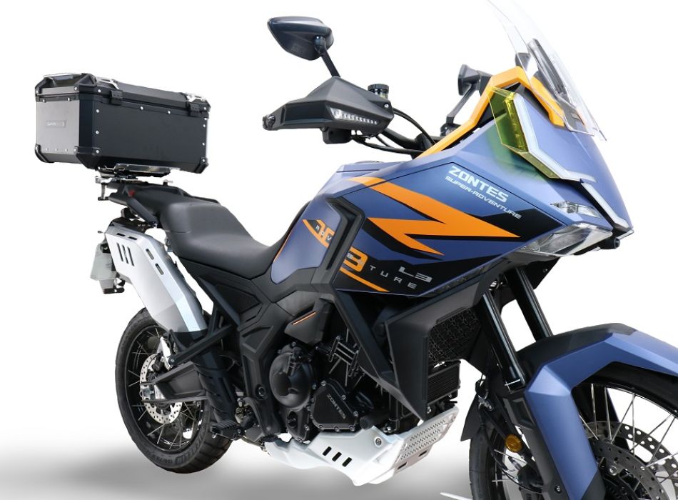 Zontes 703 F 2024-2025 Top Case 45 Liters GPR TECH Black Aluminum