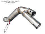 Escape GPR Trioval Mid, sistema completo de carrera para Honda Dominator NX650 1988-2001