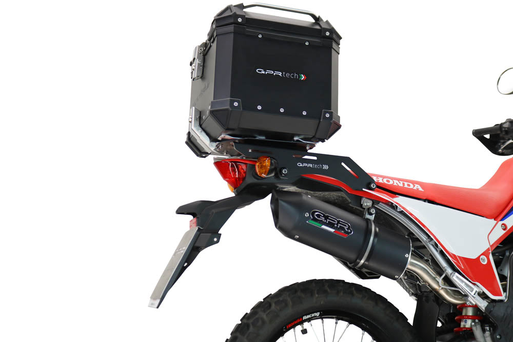 Baúl superior Honda CRF 300 L - Rally 2021-2024 35 litros GPR TECH Aluminio negro