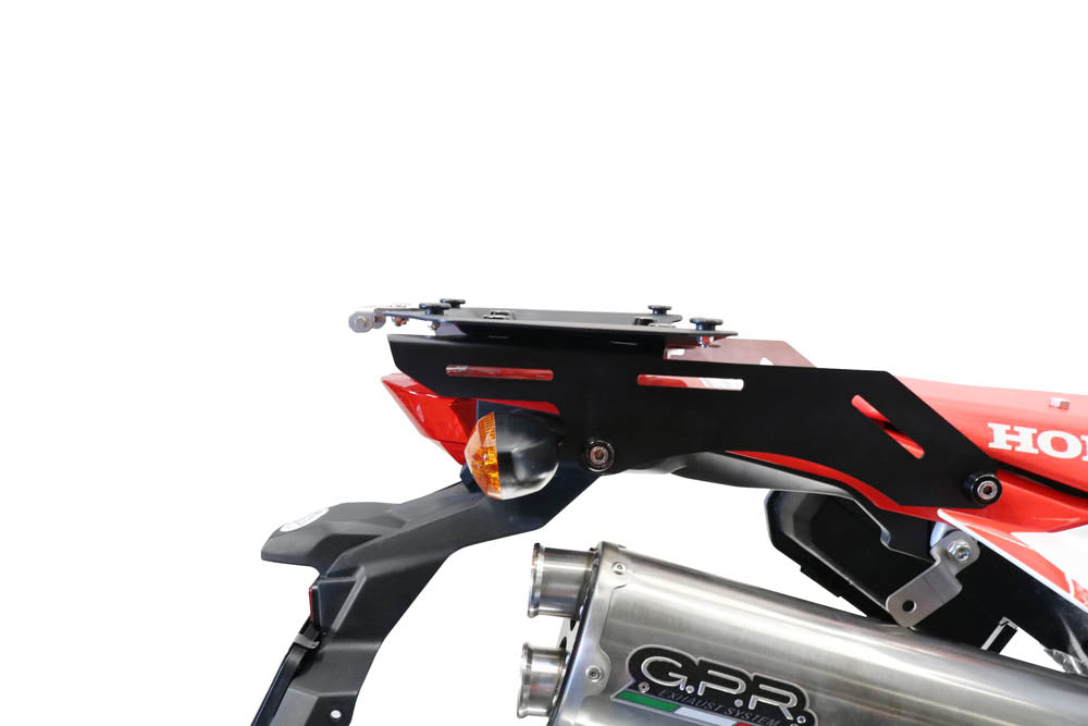 Honda CRF300L - Rally 2021-2024 e5 Roof Racks 26 Liters GPR TECH Black Aluminum