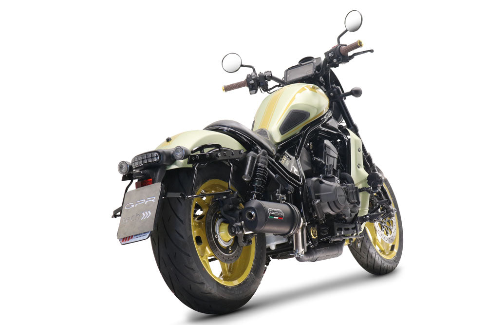 Escape GPR Ghisa Slip-On para Honda Rebel 1100 2021-2024