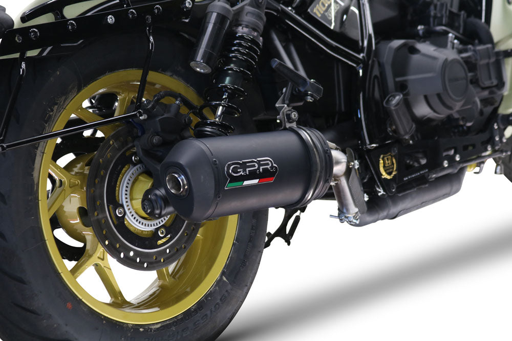 Escape GPR Ghisa Slip-On para Honda Rebel 1100 2021-2024