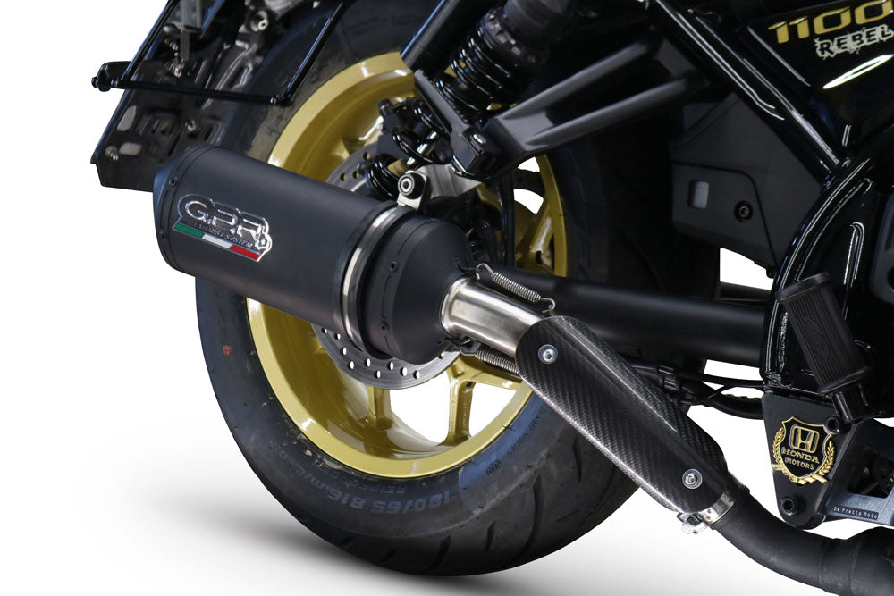 Escape GPR Ghisa Slip-On para Honda Rebel 1100 2021-2024