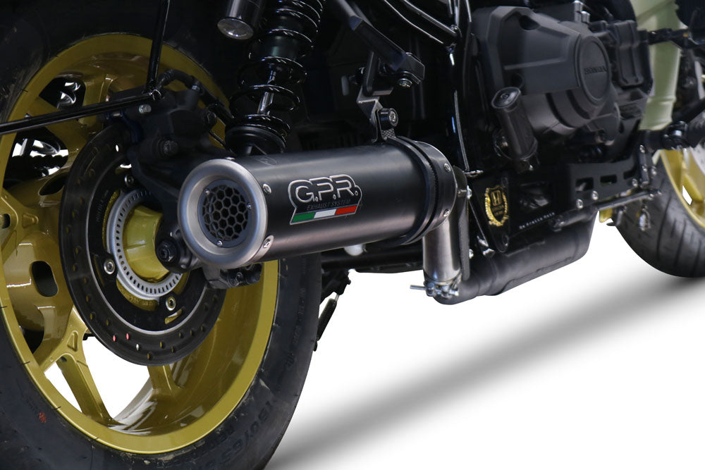 Escape GPR M3 de titanio negro para Honda Rebel 1100 2021-2024