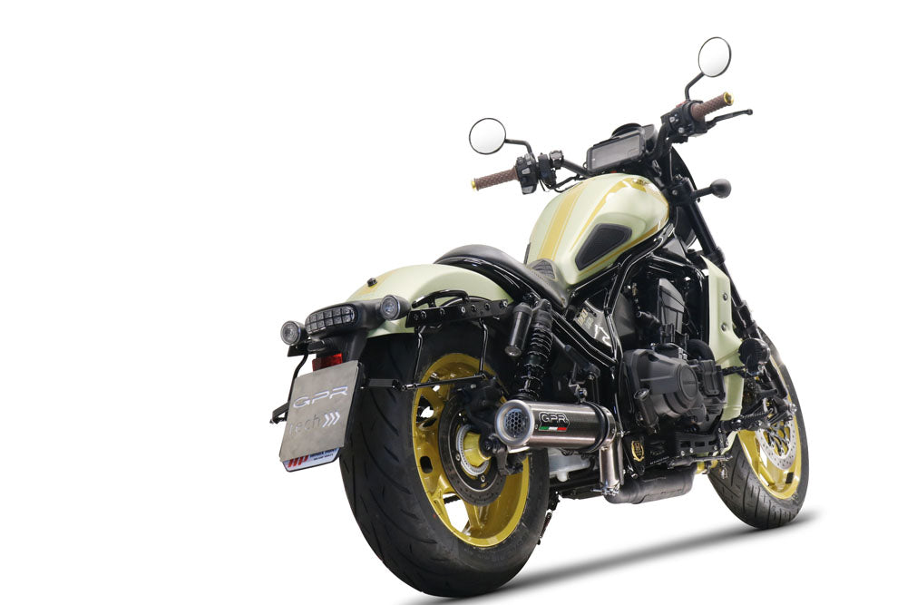 Escape GPR M3 Poppy Slip-On para Honda Rebel 1100 2021-2024