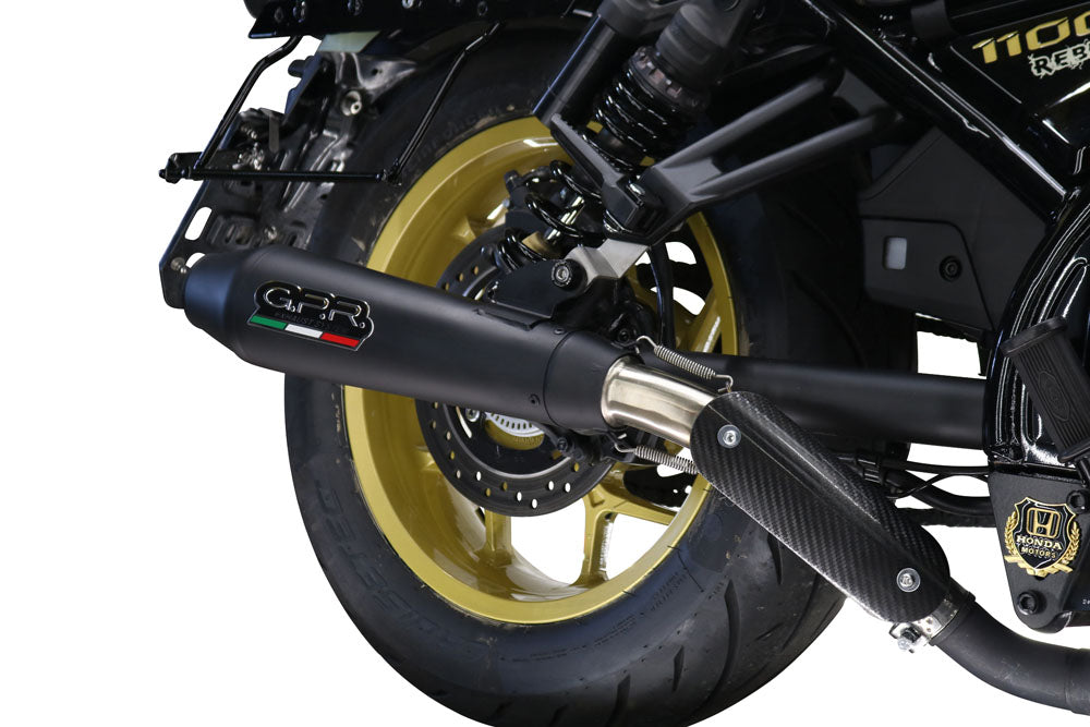 Escape GPR Ultracone Nero Slip-On para Honda Rebel 1100 2021-2024