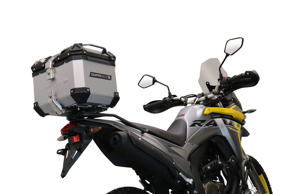 Voge 300Rally 2022-2024 Top Case 26 Liters GPR TECH Silver Aluminum