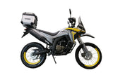 Baúl GPR TECH de 35 litros, aluminio plateado, para Voge 300Rally 2025-2026
