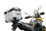 Baúl GPR TECH de 35 litros, aluminio plateado, para Voge 300Rally 2025-2026
