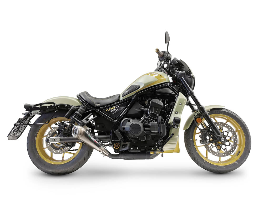 Honda Rebel 1100 2021-2024 Exhaust GPR Powercone Evo Slip-On - photo 1