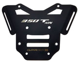 Placa de montaje para baúl superior Zontes 350 T1 ADV 2022-2024 e5 de 55 litros GPR TECH de aluminio negro