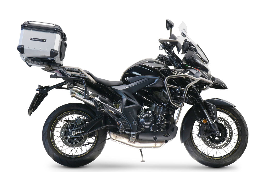 Baúl superior Zontes 350 T1 ADV 2022-2024 35 litros GPR TECH Aluminio plateado