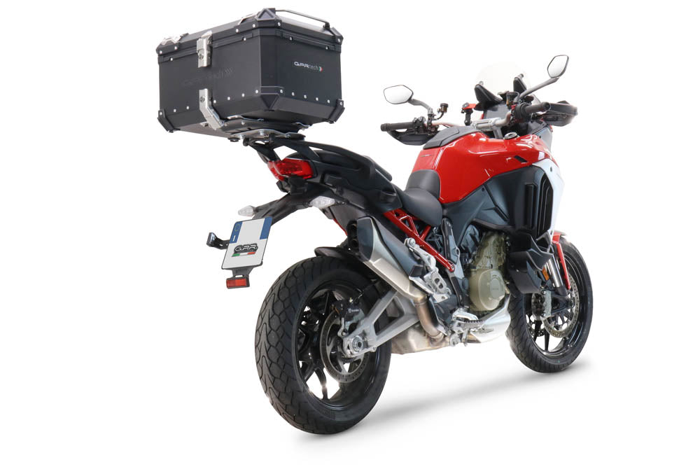 Ducati Multistrada V4 / V4S / V4S Sport 1100 2021-2024 Top Case 45 Liters GPR TECH Black Aluminum