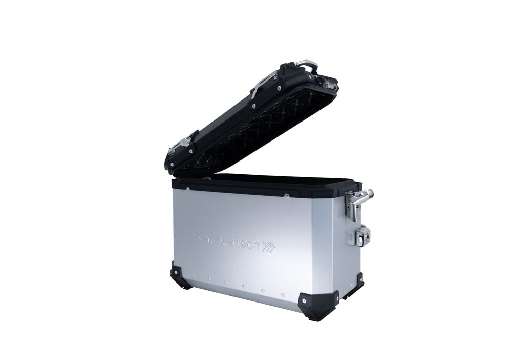 Benelli TRK 502 2017-2020 Side Cases 38 Liters + 38 Liters GPR TECH Silver Aluminum