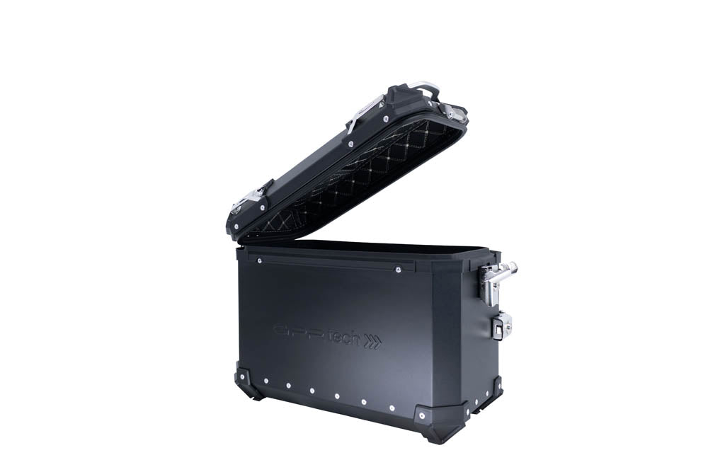 Benelli TRK 502 2017-2020 Side Cases 38 Liters + 38 Liters GPR TECH Black Aluminum