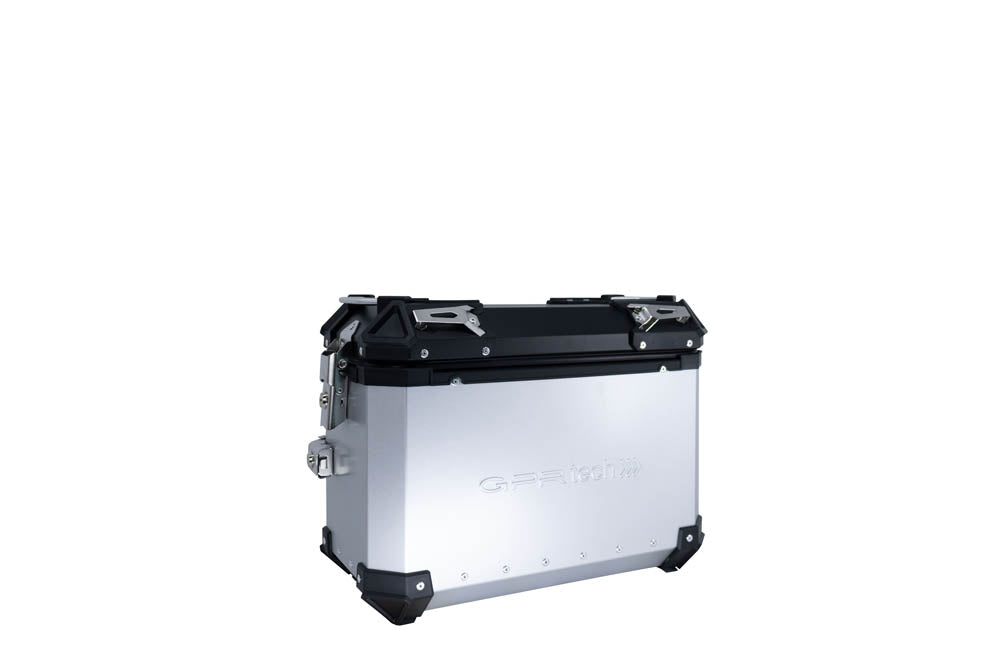Maletas laterales Suzuki V-Strom 650 2021-2024 38 litros + 32 litros GPR TECH Aluminio Plata
