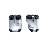 Bmw F750GS 2021-2024 Side Cases 38 Liters + 32 Liters GPR TECH Silver Aluminum