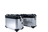 Bmw F750GS 2021-2024 Side Cases 38 Liters + 32 Liters GPR TECH Silver Aluminum