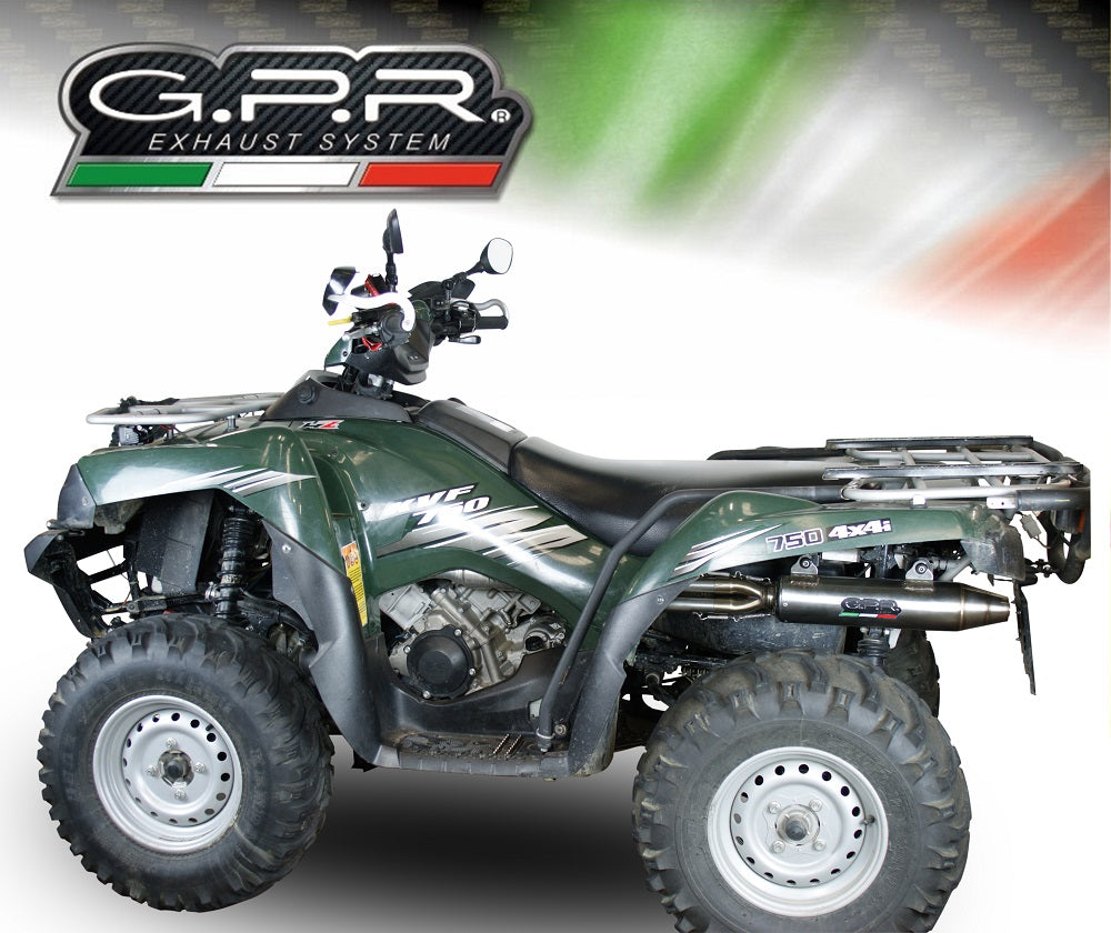 Escape GPR Deeptone ATV Kawasaki BRUTE FORCE 750 2005-2011 Sistema completo