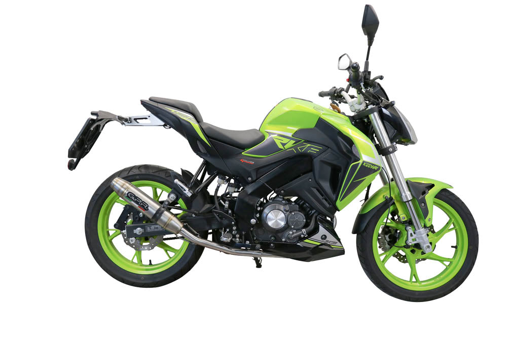 Escape Keeway Rkf125 2018-2020 GPR Deeptone Inox Sistema completo