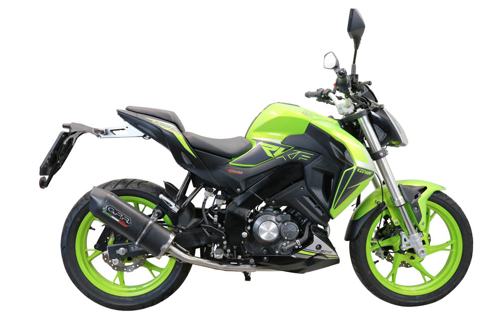 Escape Keeway Rkf125 2018-2020 GPR Furore Nero Sistema completo