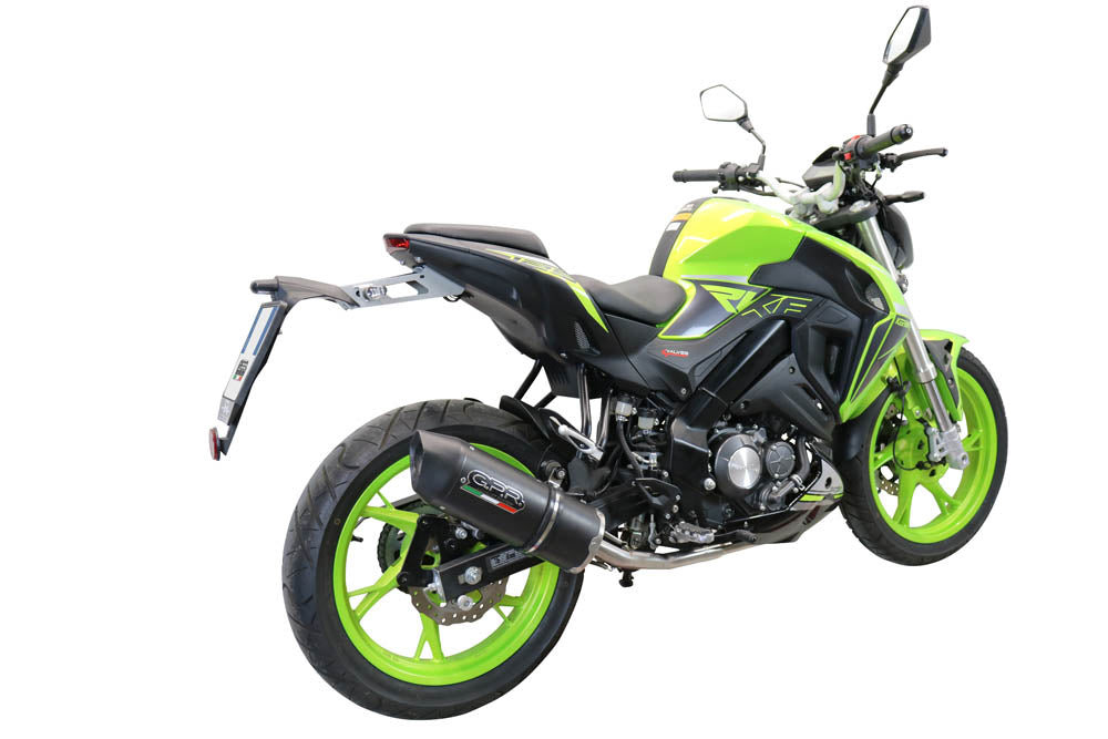 Escape Keeway Rkf125 2018-2020 GPR Furore Nero Sistema completo