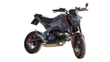 Honda Grom 125 2013-2017 Exhaust GPR Deeptone Inox Full System Reverse