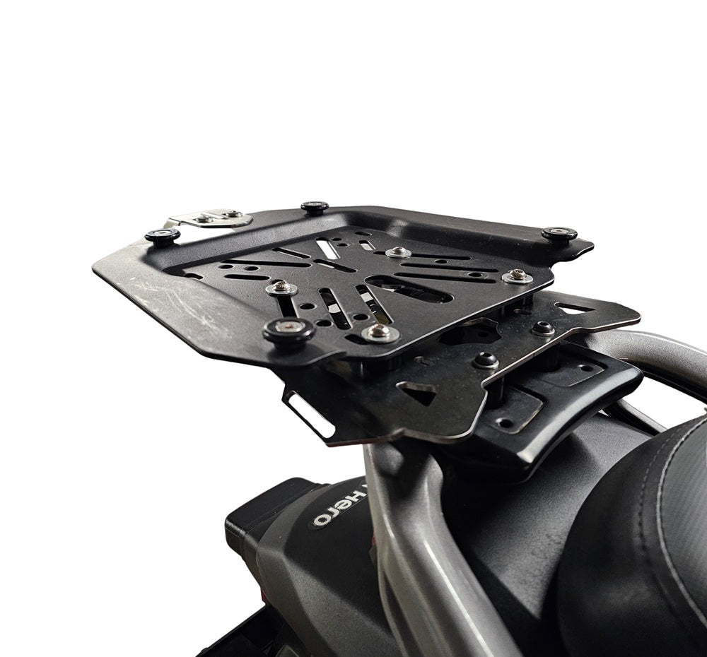 Baúl GPR TECH de 26 litros, aluminio negro, para Hero Xpulse 200 4V 2025-2026