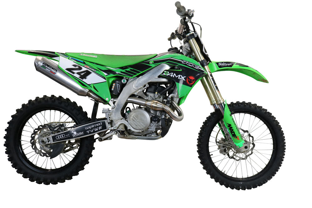 Kawasaki KX450F 2021-2023 Exhaust GPR Pentacross Inox Full System