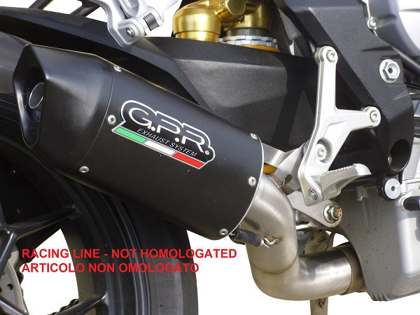 Mv Agusta Brutale 800 2017-2020 Exhaust GPR Furore Evo4 Nero Slip-On