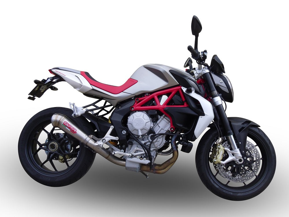 Mv Agusta Brutale 800 Dragster 2013-2016 Exhaust GPR Powercone Evo Slip-On Race