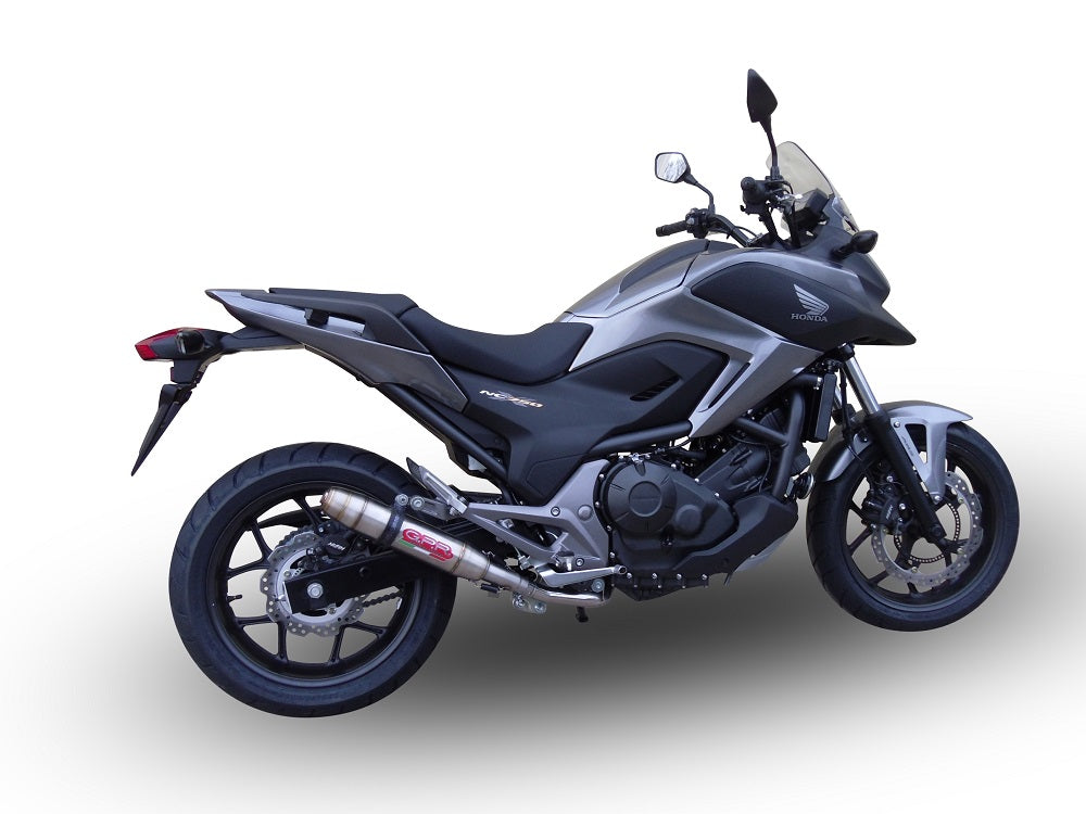 Escape GPR Deeptone Inox Slip-On para Honda NC750X NC750S DCT 2021-2023