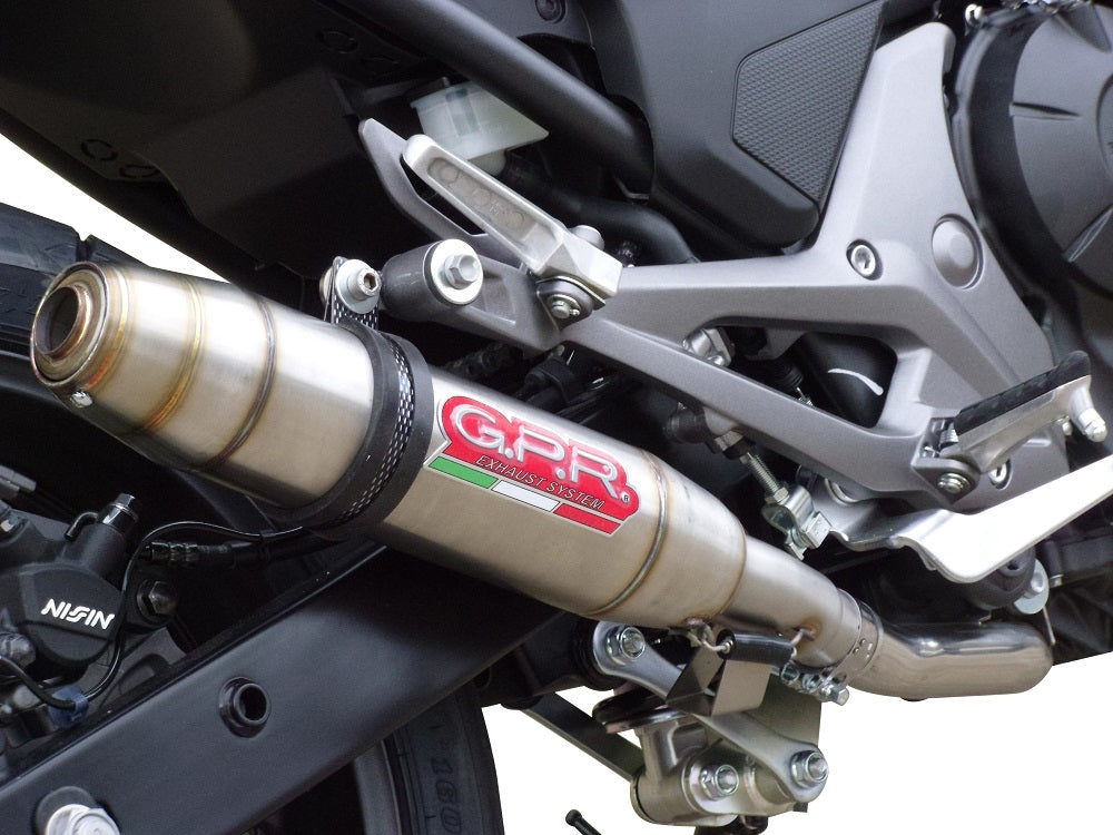 Escape GPR Deeptone Inox Slip-On para Honda NC750X NC750S DCT 2017-2020