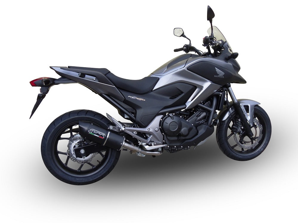 Escape GPR Furore Nero Slip-On para Honda NC700X NC700S DCT 2012-2018