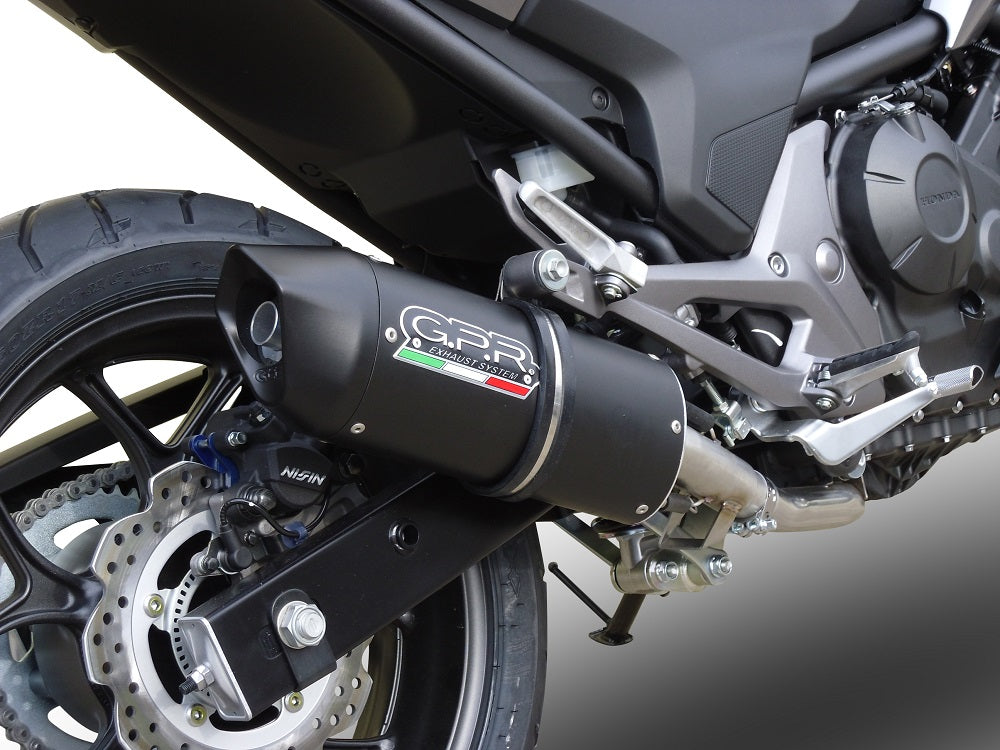 Escape GPR Furore Nero Slip-On para Honda NC750X NC750S DCT 2014-2015