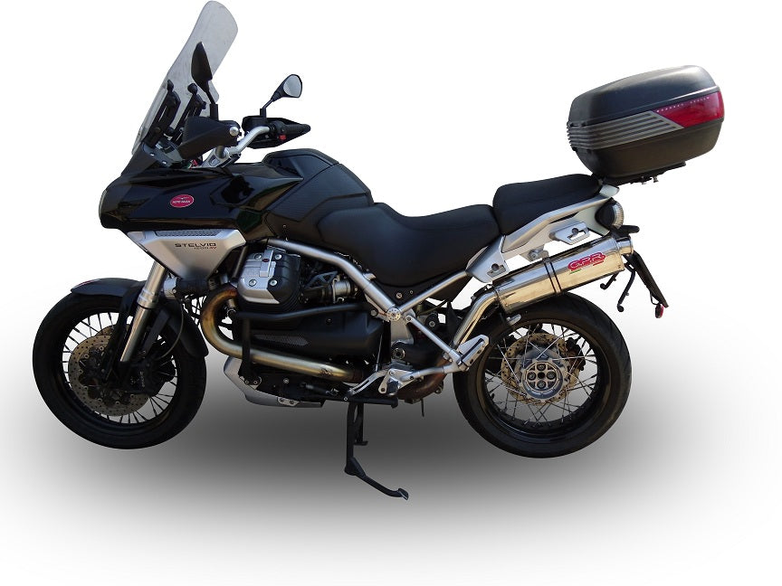 Moto Guzzi Stelvio 1200 4V 2008-2010 Exhaust GPR Trioval Slip-On Race