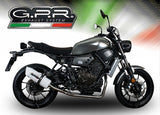 Yamaha XSR700 2021-2024 Exhaust GPR Albus Ceramic Full System