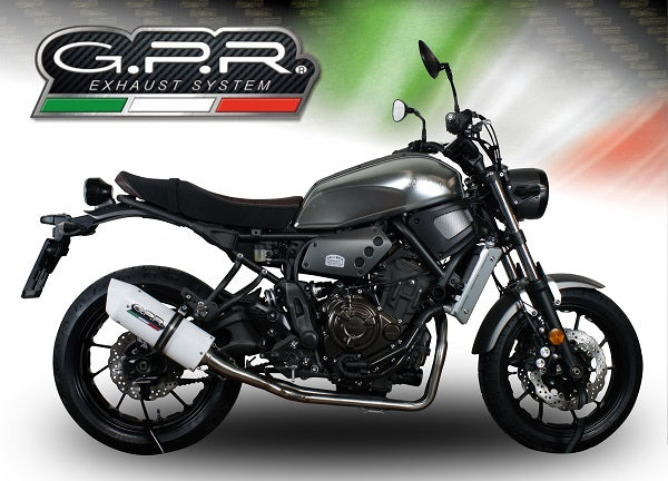 Escape GPR Albus Evo4 Sistema Completo para Yamaha XSR700 2017-2020
