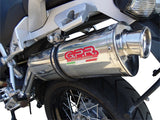 Moto Guzzi Stelvio 1200 4V 2008-2010 Exhaust GPR Trioval Slip-On Race