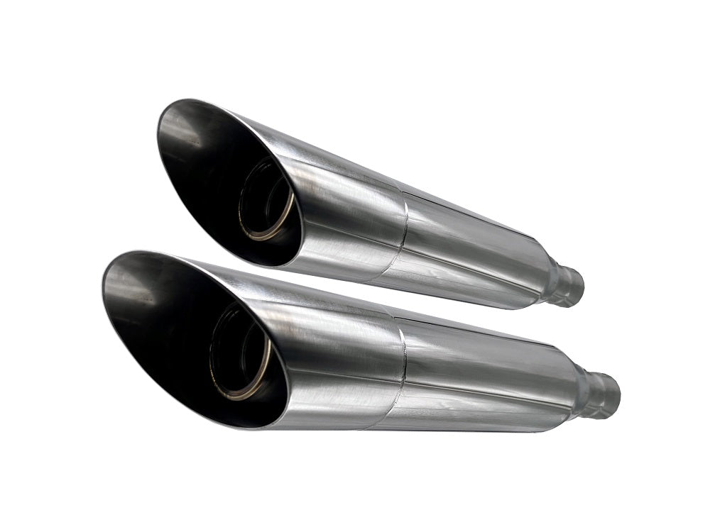Escape GPR Slash Inox Dual Slip On para Harley Davidson Sportster 883 2010-2018